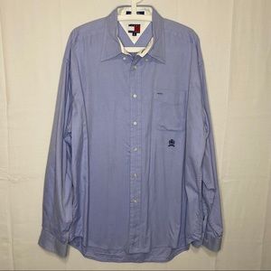 TOMMY HILFIGER Crest Men's 80's 2 Ply Fabric Sz XL